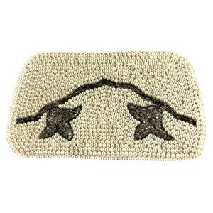 MIRANDA Vintage Faux Pearl Clutch OS.